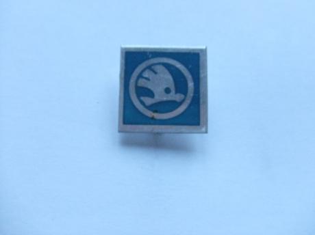 skoda logo blauw